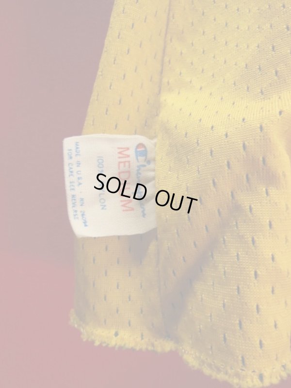 画像4: 80S US古着 ビンテージ チャンピオン 両面 ナンバリング ナイロン ジャージ ゲームシャツ Mサイズ