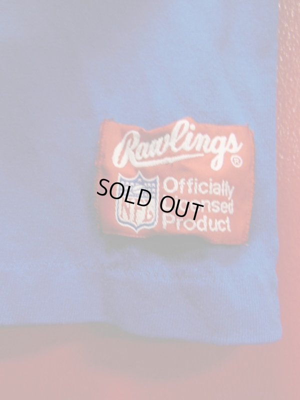 画像4: 80S US古着 ビンテージ RAWLINGS NFL シアトルSEAHAWKS ジャージ フットボールシャツ XL