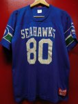 画像1: 80S US古着 ビンテージ RAWLINGS NFL シアトルSEAHAWKS ジャージ フットボールシャツ XL (1)