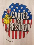画像8: 1970'S デッドストック ビンテージ 1976 CARTER FOR PRESIDENT カーター大統領選挙キャンペーン Tシャツ/XL