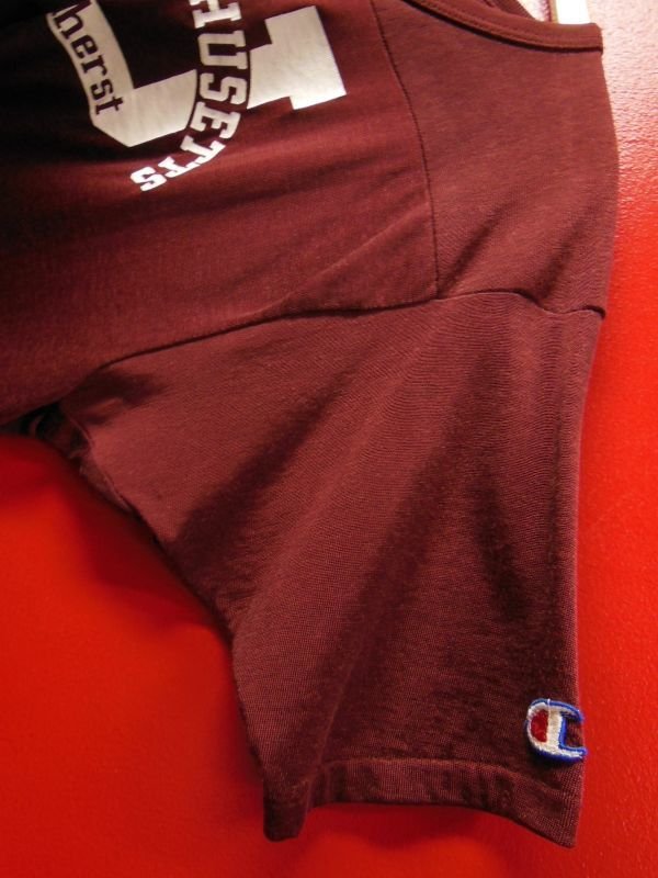 画像6: 1980'S CHAMPION U OF MASSACHUSETTS FOOTBALL TEE LARGE