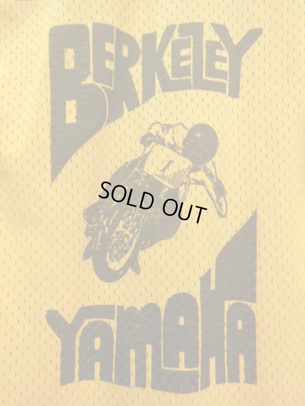 画像3: 1970'S BERKELEY YAMAHA TWO TONE NYLON MC JERSEY YELLOWXBLACK /SMALL