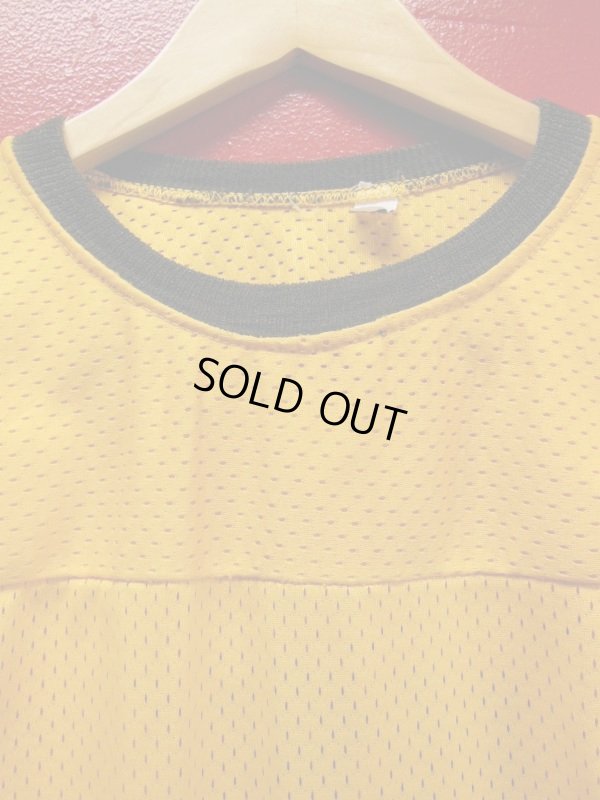 画像6: 1970'S BERKELEY YAMAHA TWO TONE NYLON MC JERSEY YELLOWXBLACK /SMALL