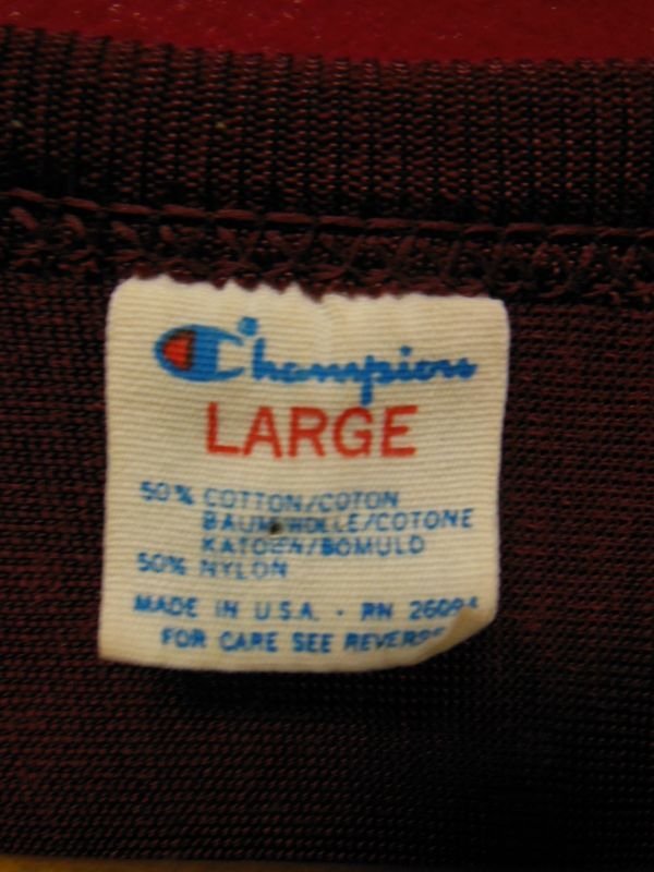 画像4: 1980'S CHAMPION U OF MASSACHUSETTS FOOTBALL TEE LARGE