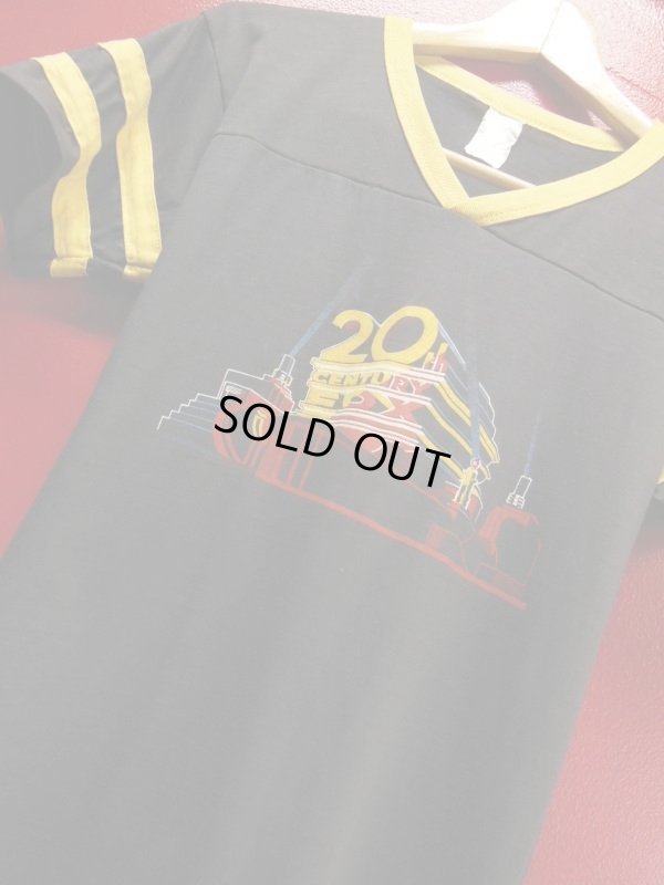 画像5: 70S80S US古着 ビンテージ 20TH CENTURY FOX 20世紀FOX アールデコプリント Tシャツ/S