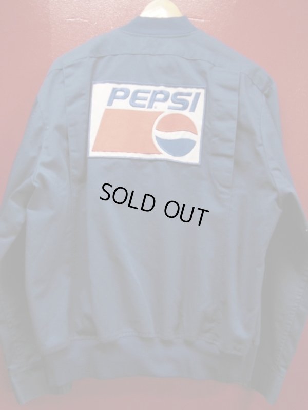 画像6: 70S80S ビンテージ 状態良好 RIVERSIDE ペプシコーラ ワークジャケット/Lサイズ/US古着