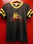 画像1: 70S80S US古着 ビンテージ 20TH CENTURY FOX 20世紀FOX アールデコプリント Tシャツ/S (1)