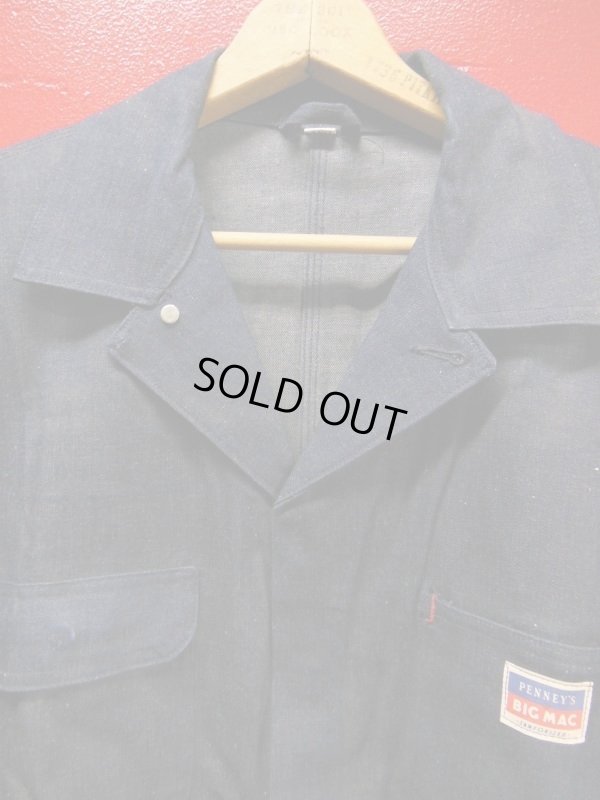 画像4: 1950'S DEADSTOCK J.C.PENNEY BIG MAC DENIM WORK SUIT ALL IN ONE SIZE/44R