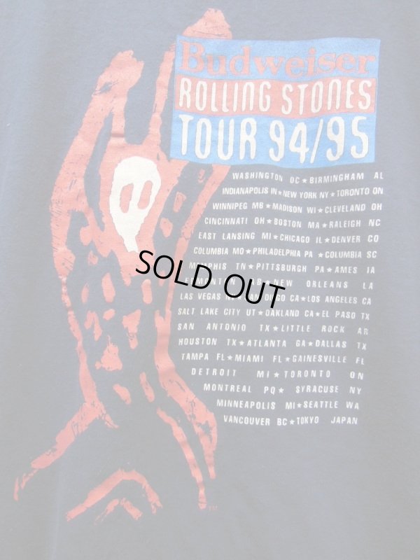 画像7: 90S US古着 ビンテージ ROLLING STONES VOODOO LOUNGE TOUR 94/95 バンド ツアー TシャツXL
