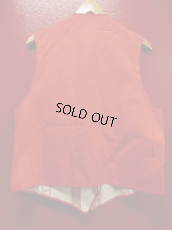 画像3: 1970'S VOTE RED, WHITE AND BLUE STRIPE POP ART PRINT VEST 