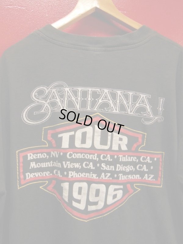 画像7: 90S US古着 ビンテージ 1996 SANTANA サンタナ バンド ツアー Tシャツ/XL