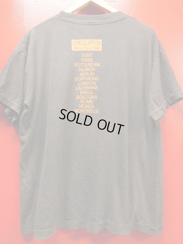 画像5: 90S 米国製 US古着 ビンテージ 1992 エリック クラプトン バンド ツアー Tシャツ/L
