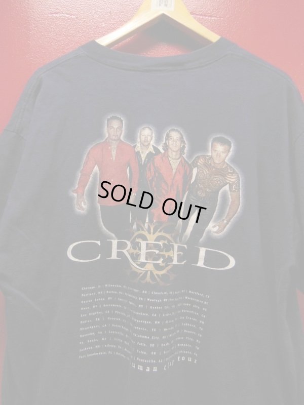 画像2: 90S US古着 ビンテージ 1999 CREED クリード HUMEN CLAY TOUR バンド ツアー Tシャツ/L