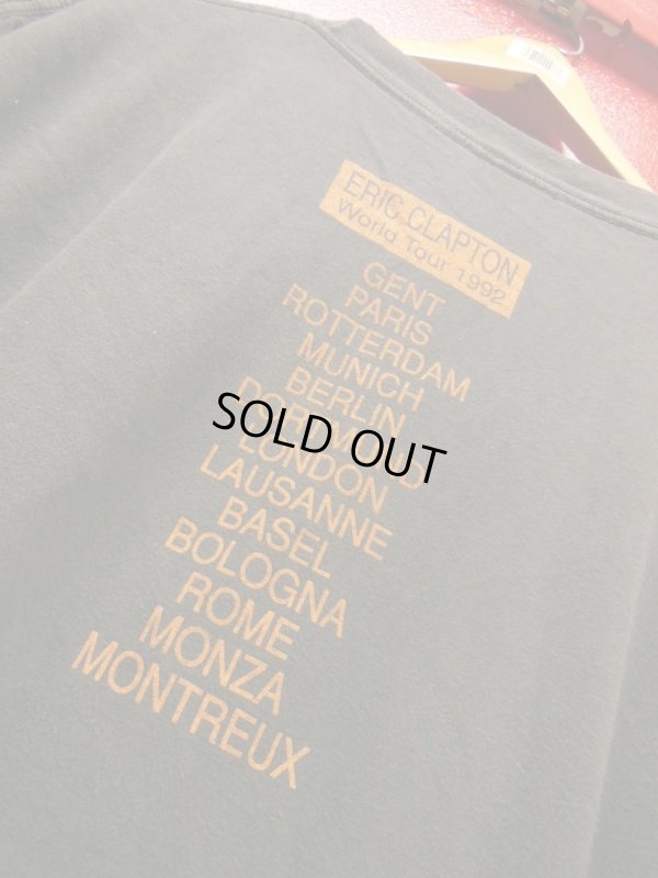 画像7: 90S 米国製 US古着 ビンテージ 1992 エリック クラプトン バンド ツアー Tシャツ/L