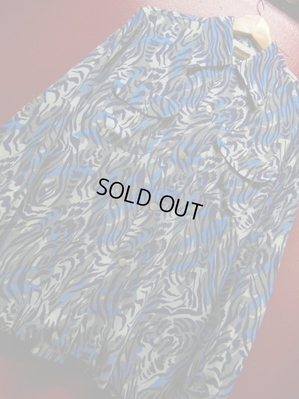 画像13: The GROOVIN HIGH A176 Vintage Style Box Shirt Long Sleeves Leopard/Yellow/M