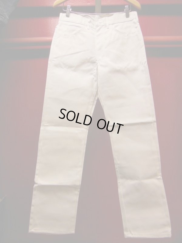 画像4: 1980'S DEADSTOCK LEE WHITE JEANS Reguler fit Straight leg Lot200-1810/32X32