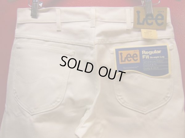 画像16: 1980'S DEADSTOCK LEE WHITE JEANS Reguler fit Straight leg Lot200-1810/32X32