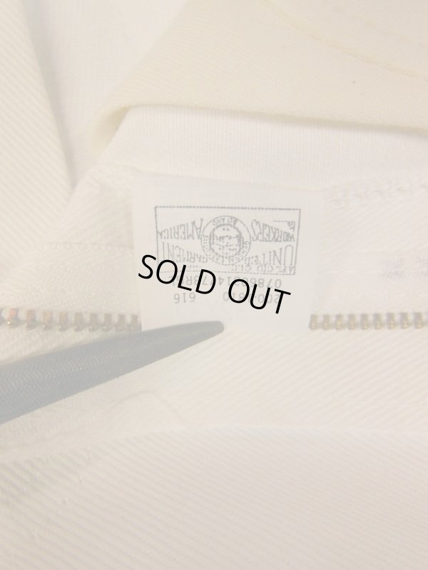 画像15: 1980'S DEADSTOCK LEE WHITE JEANS Reguler fit Straight leg Lot200-1810/32X32