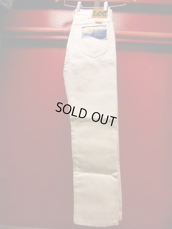 画像6: 1980'S DEADSTOCK LEE WHITE JEANS Reguler fit Straight leg Lot200-1810/32X32