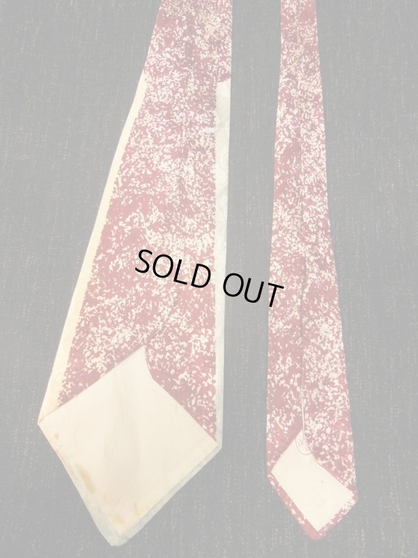 画像3: 1940'S HAND PAINTED PIN-UP LADY  RAYON CRAVAT NECKTIE