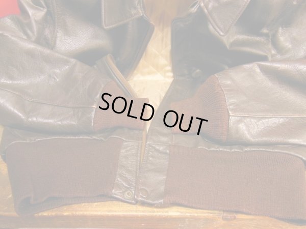 画像12: 1950'S CALIFORNIAN GOATSKIN A-2 TYPE BOMBER JACKET SZ/38-40