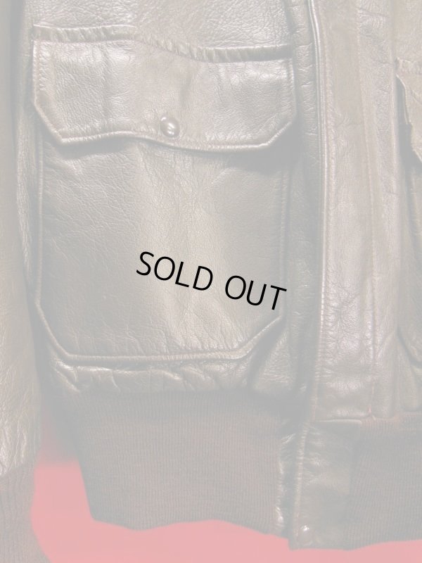 画像9: 1950'S CALIFORNIAN GOATSKIN A-2 TYPE BOMBER JACKET SZ/38-40