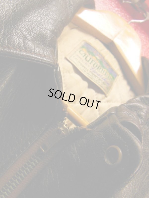 画像5: 1950'S CALIFORNIAN GOATSKIN A-2 TYPE BOMBER JACKET SZ/38-40