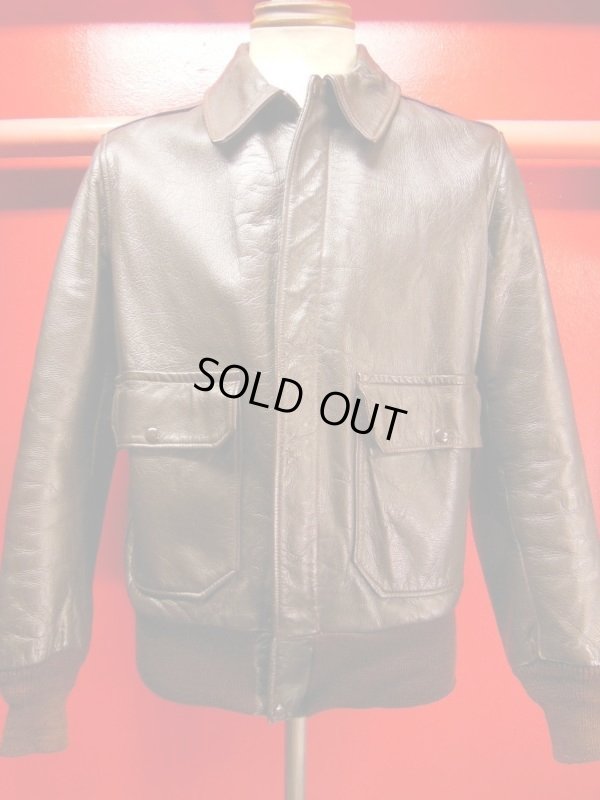 画像13: 1950'S CALIFORNIAN GOATSKIN A-2 TYPE BOMBER JACKET SZ/38-40