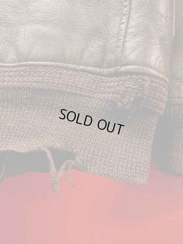 画像18: 1940'S WWII UNKNOWN AN6552/AN-J-3 GOATSKIN FLYING JACKET SZ/36