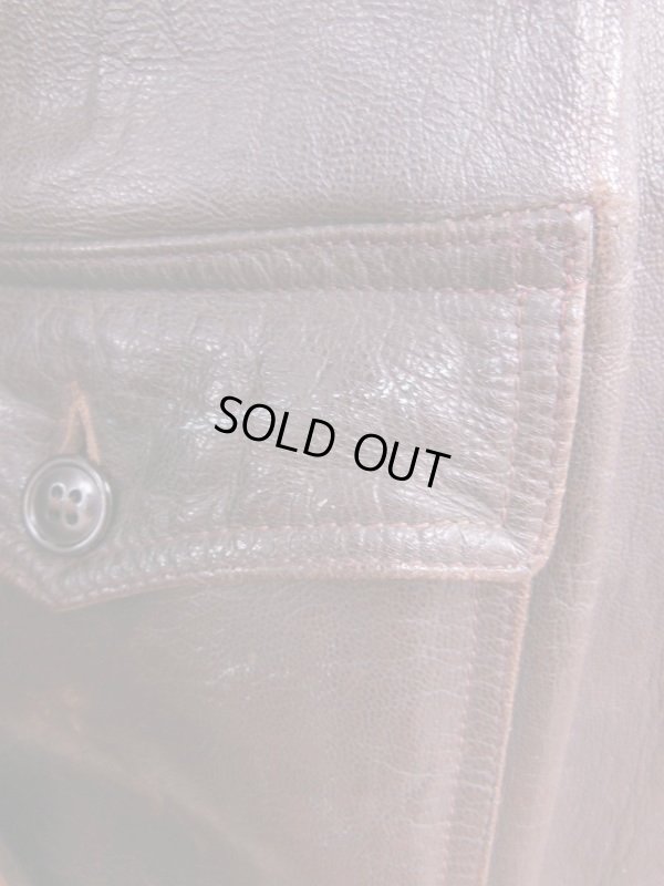 画像16: 1940'S WWII UNKNOWN AN6552/AN-J-3 GOATSKIN FLYING JACKET SZ/36