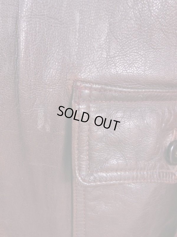 画像17: 1940'S WWII UNKNOWN AN6552/AN-J-3 GOATSKIN FLYING JACKET SZ/36