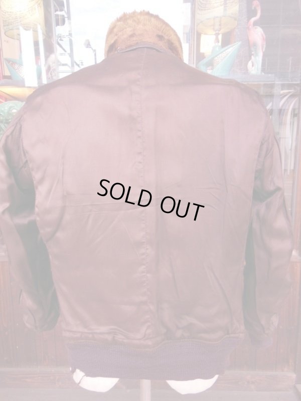 画像12: 1940'S WWII UNKNOWN AN6552/AN-J-3 GOATSKIN FLYING JACKET SZ/36