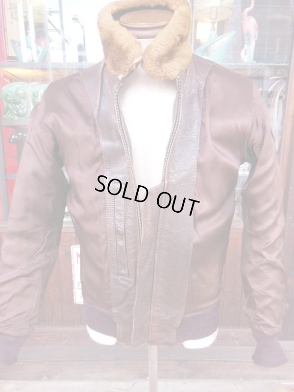 画像14: 1940'S WWII UNKNOWN AN6552/AN-J-3 GOATSKIN FLYING JACKET SZ/36