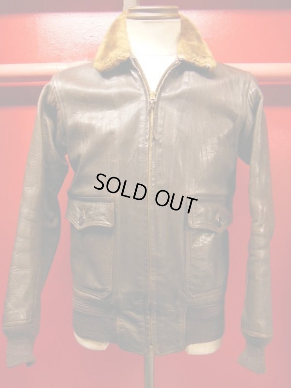 画像6: 1940'S WWII UNKNOWN AN6552/AN-J-3 GOATSKIN FLYING JACKET SZ/36