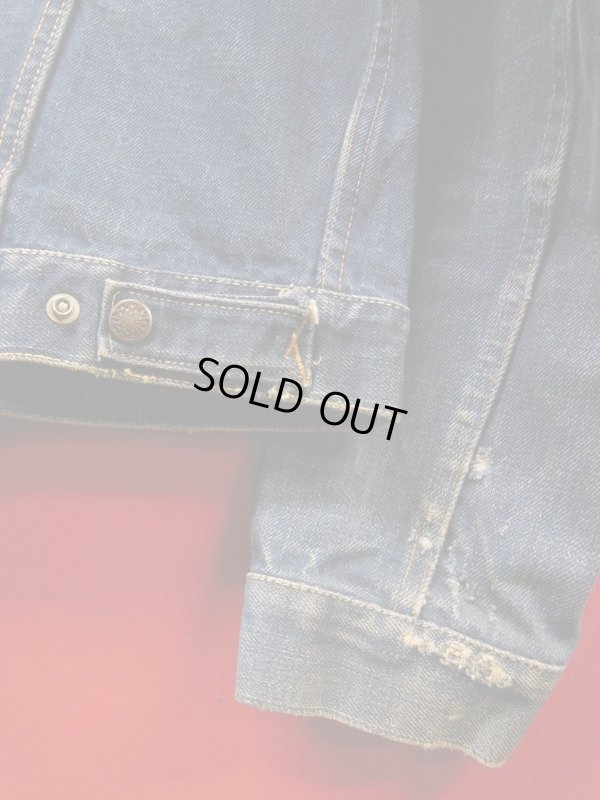 画像7: 1960'S UNKNOWN 2ND TYPE INDIGO DENIM JACKET  