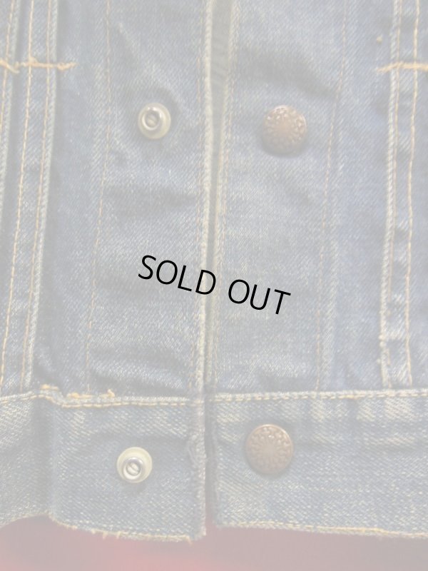 画像10: 1960'S UNKNOWN 2ND TYPE INDIGO DENIM JACKET  