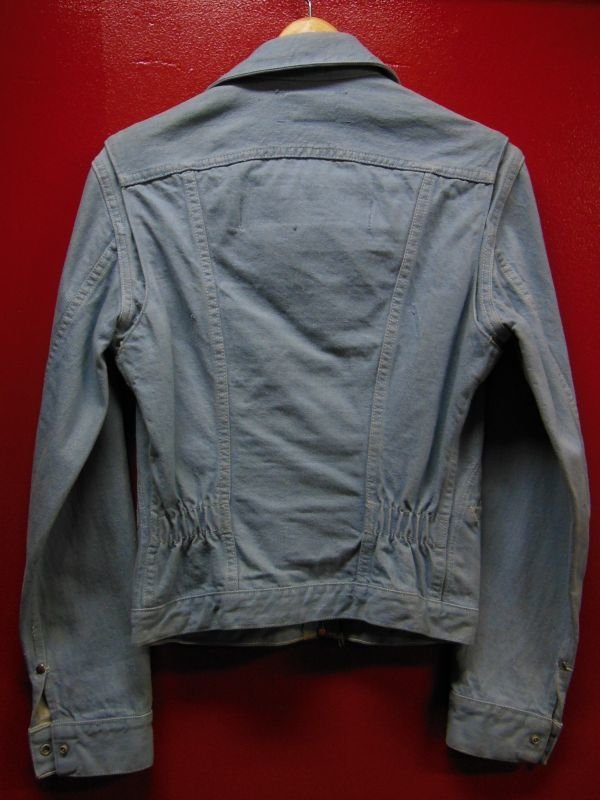 画像10: 〜1960'S WRANGLER 22MJZ SAX BLUE DENIM JACKET SZ/34