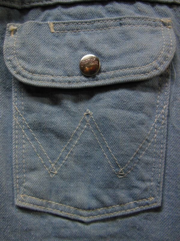 画像7: 〜1960'S WRANGLER 22MJZ SAX BLUE DENIM JACKET SZ/34