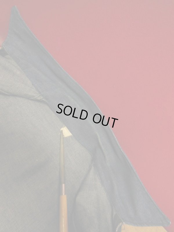 画像11: 1940'S UNKNOWN SPORTS JACKET STYLE BELT BACK DENIM JACKET/SZ34