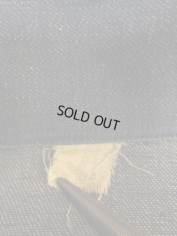 画像12: 1940'S UNKNOWN SPORTS JACKET STYLE BELT BACK DENIM JACKET/SZ34