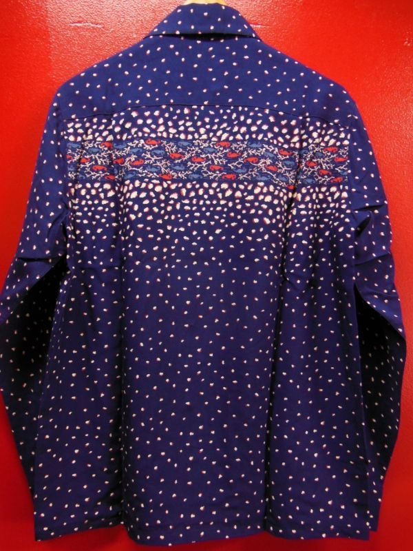 画像13: The Groovin High 1950's vintage style Seahorse print タツノオトシゴ柄/A163/Black/Navy