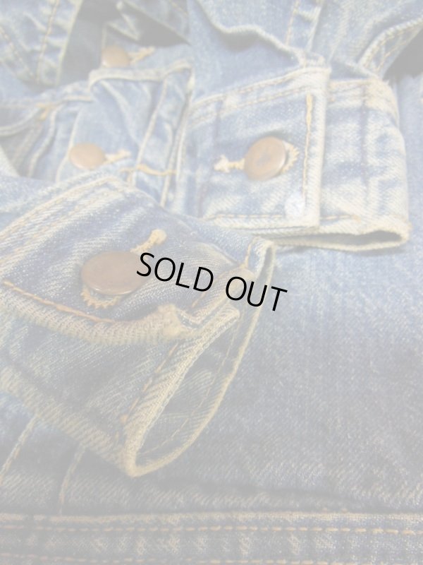 画像8: 〜1960'S 〜UNKNOWN 2ND TYPE TWO POCKET BOYS DENIM JACKET/ビンテージセカンドタイプデニム