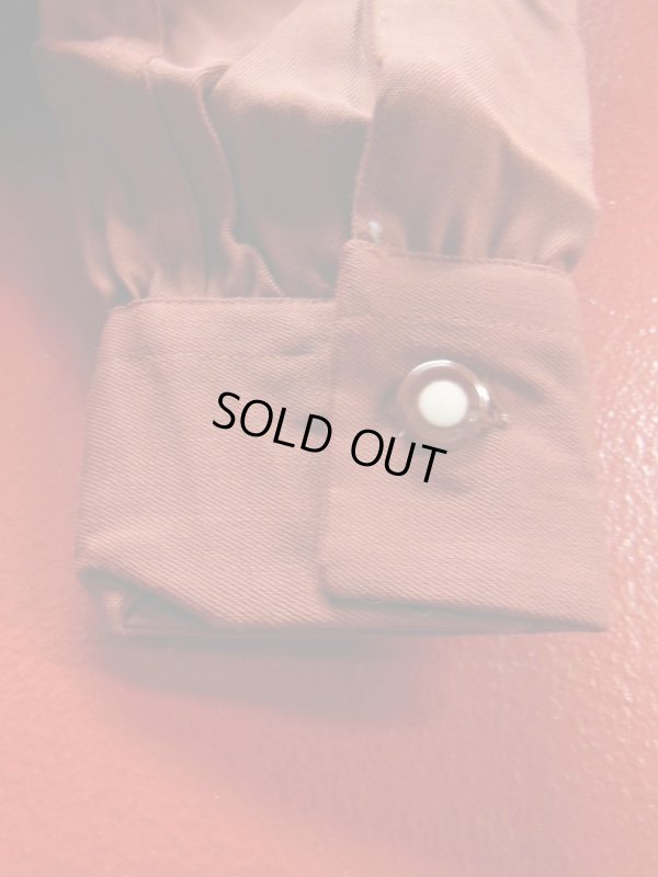 画像14: 1950'S DEADSTOCK CAMPUS BURGANDY GABERDINE PULLOVER/SIZE10 