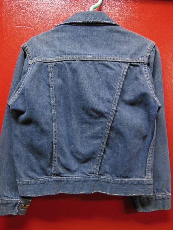 画像5: 1950'S UNKNWON ONE POCKET BOYS DENIM JACKET/ワンポケ1STタイプデニムジャケット