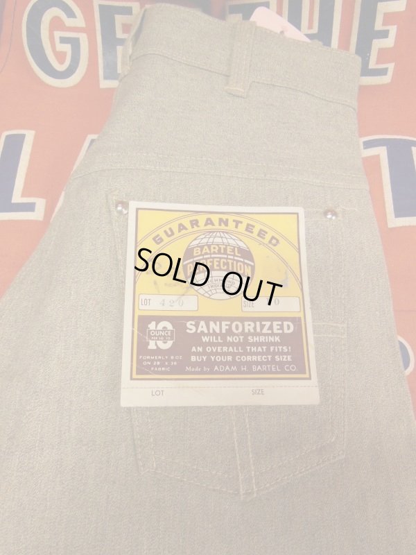 画像15: 1950'S DEADSTOCK BARTEL S&P COVERT PANTS SIZE/10 