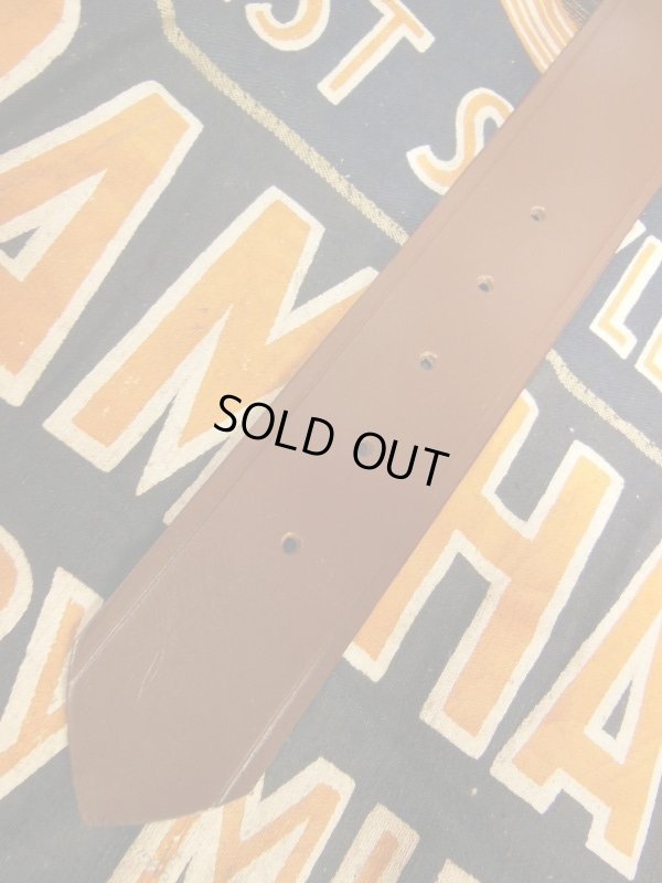 画像11: 1940'S WWII DEADSTOCK U.S.ARMY/USMC BROWN GARRISON BELT/W36(33-37)