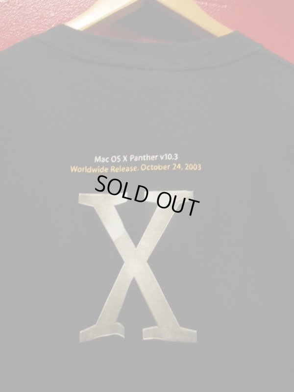 画像4: (3)90S00S US古着 ビンテージ apple アップルコンピューター 販売店イベントスタッフTシャツ/黒/Lサイズ