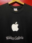 画像2: (2)90S00S US古着 ビンテージ apple アップルコンピューター 販売店イベントスタッフTシャツ/黒/Lサイズ (2)