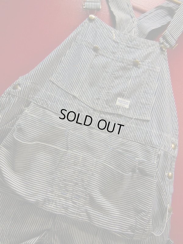 画像11: 1950'S HERCULES HICKORY STRIPE OVERALLS/TOOL POCKET/W KNEE/40X30