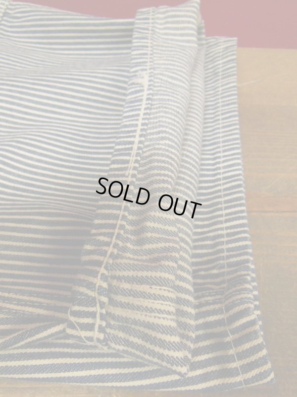 画像10: 1950'S HERCULES HICKORY STRIPE OVERALLS/TOOL POCKET/W KNEE/40X30